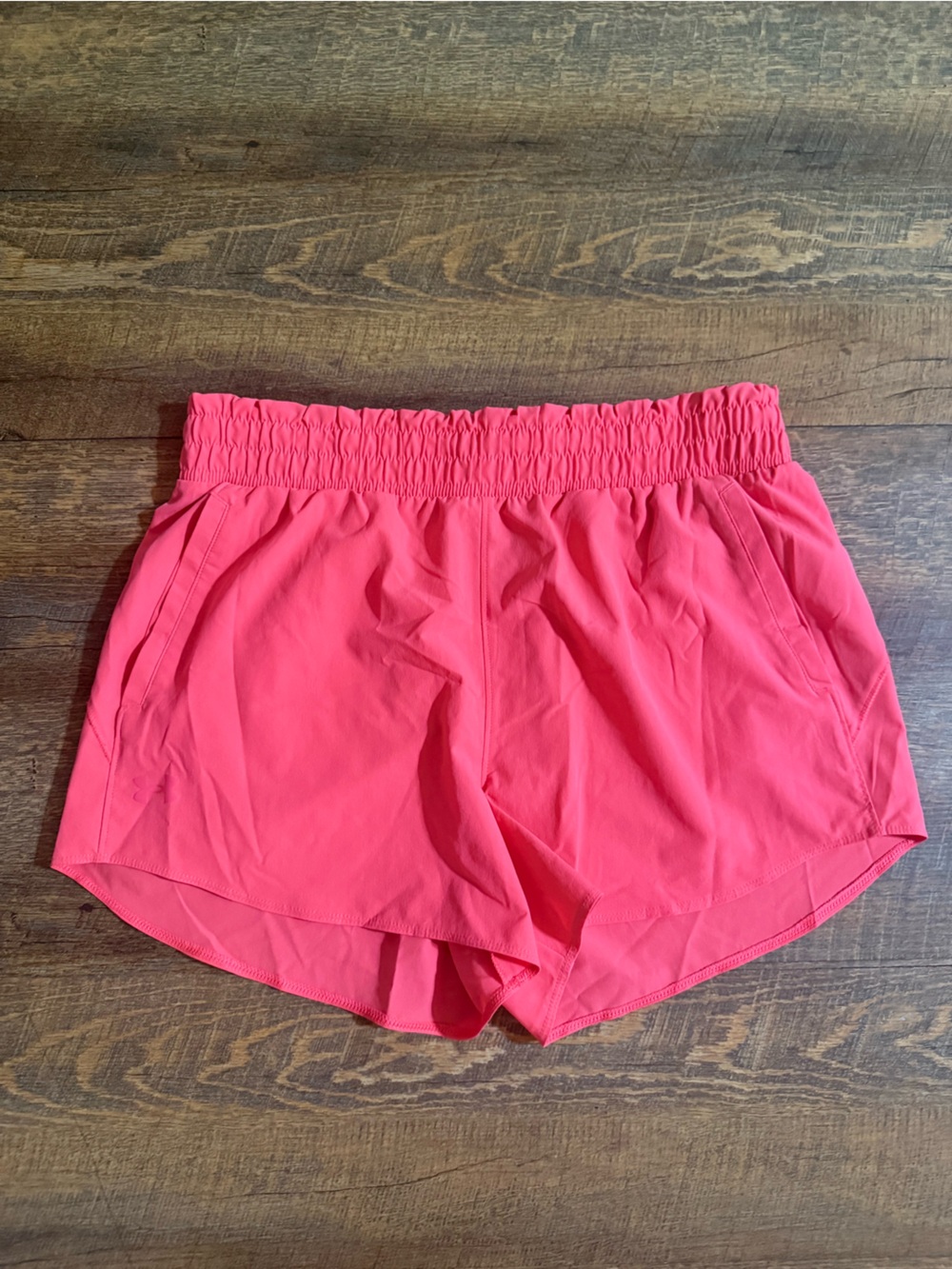 Under Armour Women’s Athletic Running Shorts Large Bright Coral Pink